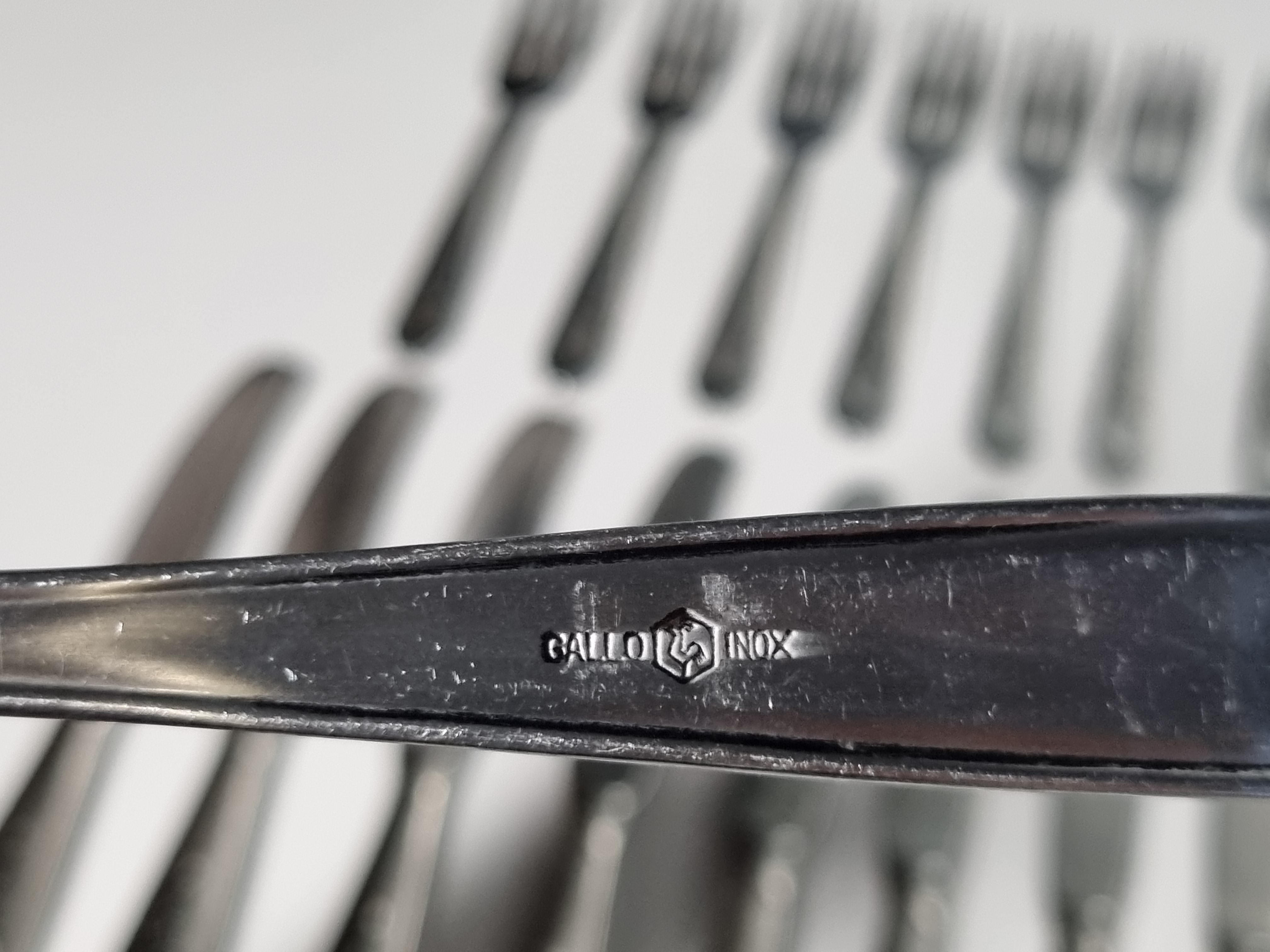 Bestekset Gallo Inox 12 personen 24 delen