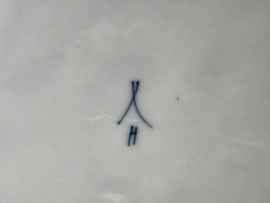 Zwiebelmuster Huttensteinach ontbijtbord (golvende rand) 20 cm