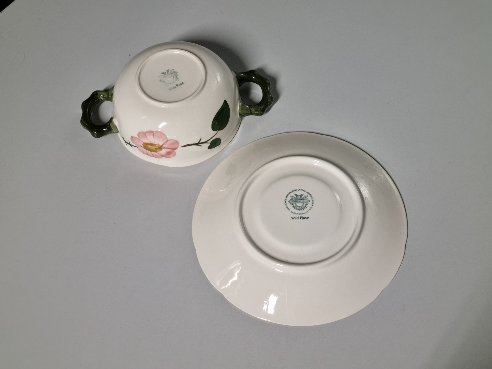 Villeroy en Boch Wild Rose Soepkom met schotel