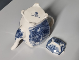 Engels blauw Johnson Bros Old Britain Castles Koffiepot