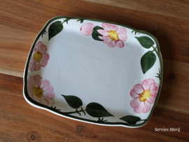 Villeroy en Boch Wild Rose rechthoekig schaaltje 21 cm