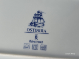 Rorstrand Ostindia East Indies hoge rechthoek schaal 32 cm (Porselein)