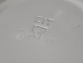Engels rood  Ironstone EIT Ltd England breed ontbijt schaaltje 18,5 cm