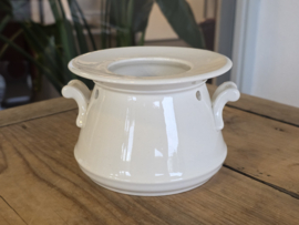 Petrus Regout wit theelicht (blind stempel, beschadiging)