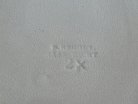 Petrus Regout Wellington Groene Rand plat dinerbord 23,5 cm