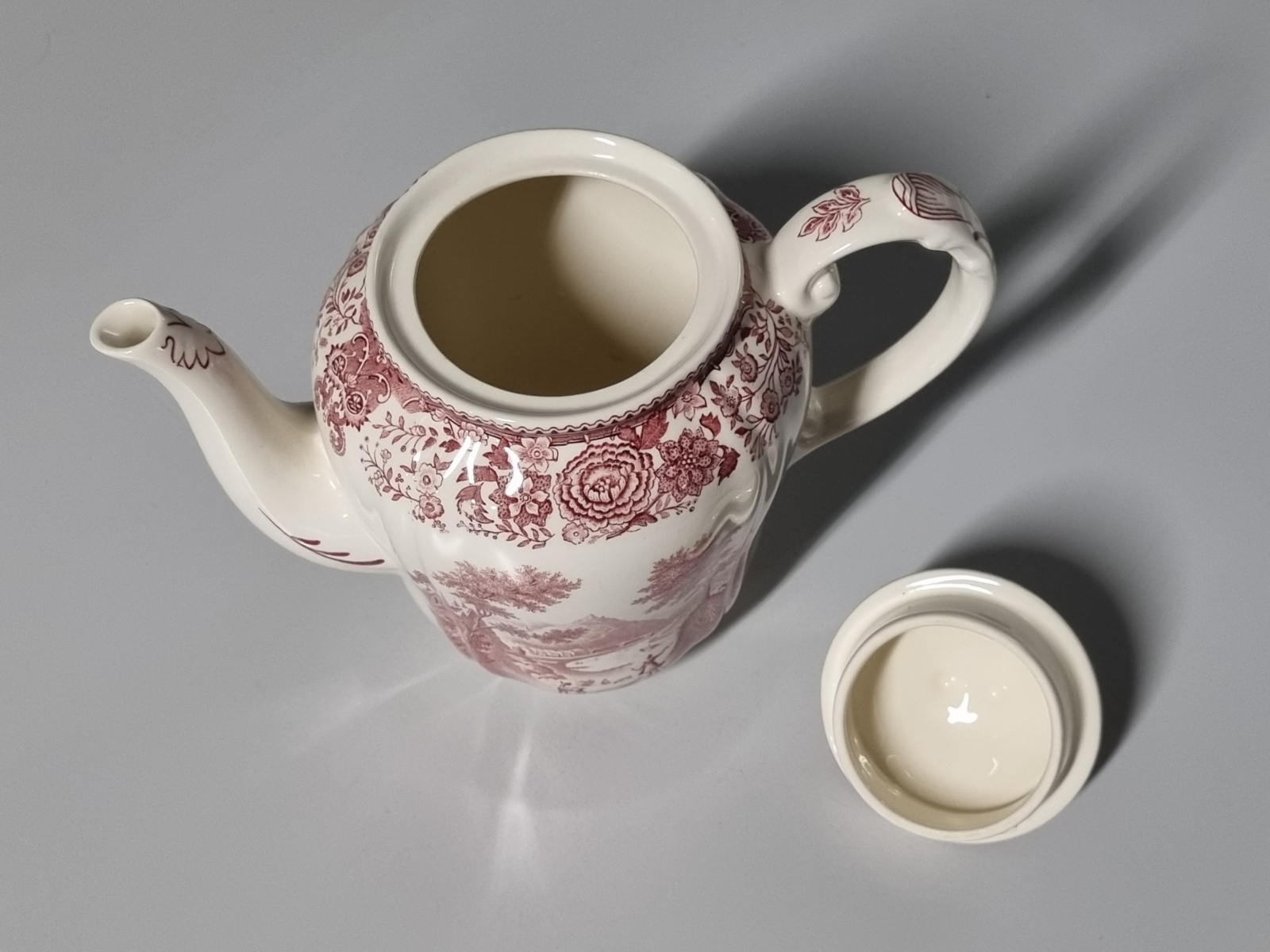Villeroy en Boch Burgenland rood Koffiepot Theepot nr. 3 ca. 0,9 liter