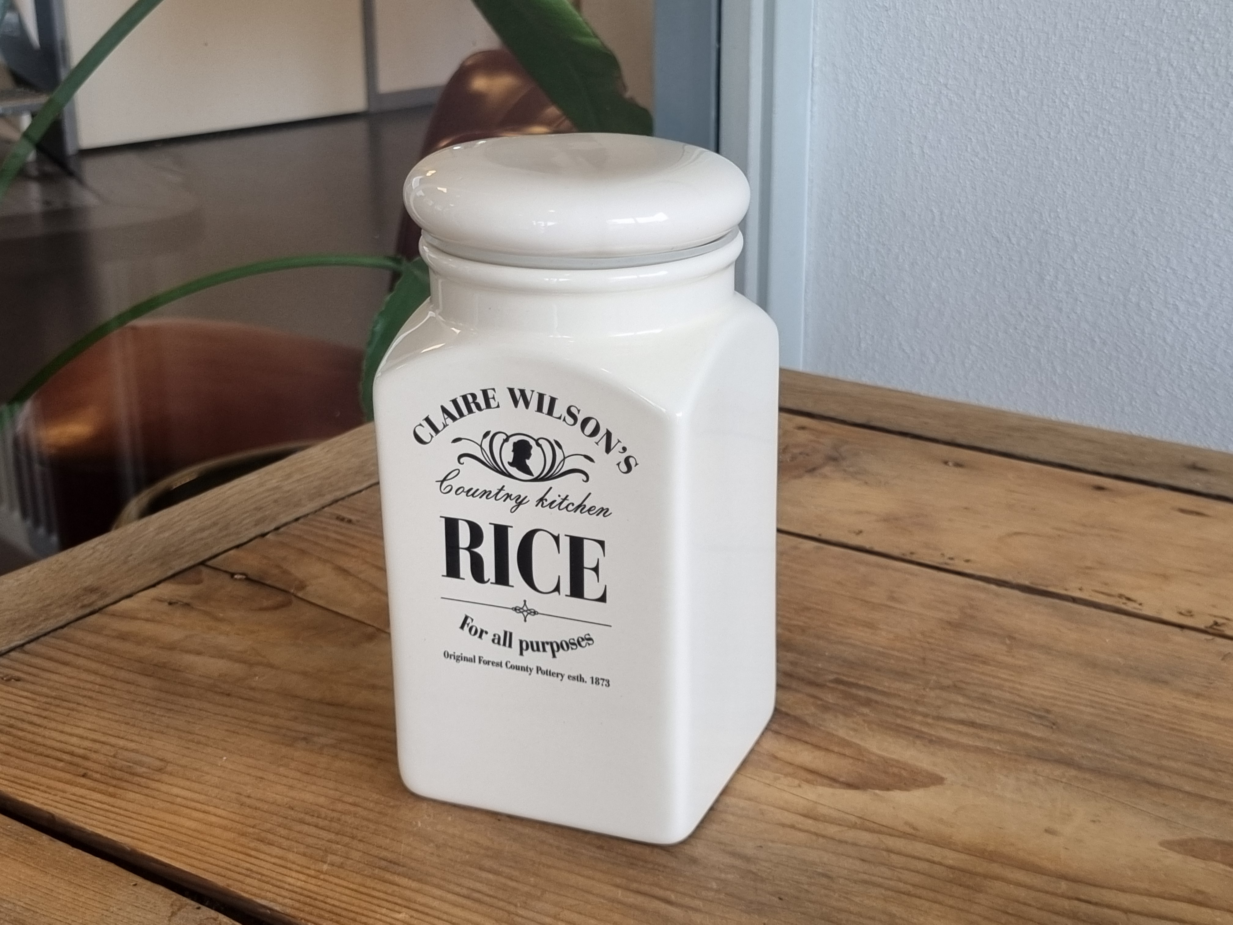 Claire Wilson's Voorraadpot Rice met deksel