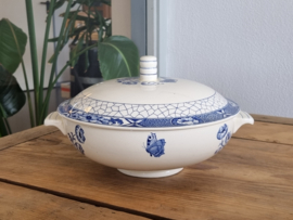Societe Ceramique Butterflij Dekschaal-Terrine (wit)