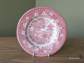 Engels rood English Ironstone Tableware EIT dinerbord 24,5 cm (hooiwagen)
