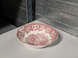 Engels rood Enoch Wedgwood Woodland rond schaaltje 16 cm