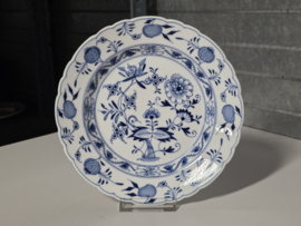 Zwiebelmuster Huttensteinach ontbijtbord (golvende rand) 20 cm