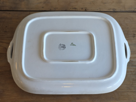 Societe Ceramique Schrijfnamendecor Baarn Dienblad van Aardewerk