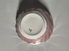 Engels rood Jachtservies Myott's Country Life suikerschaaltje (randje binnenkant)