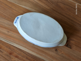 Blue Danube ovale schaal met greepjes 23 cm