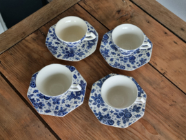 Beatrix Societe Ceramique set 4x Koffie Kop en schotel