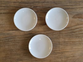 Wedgwood Queen's Ware set 3x Theezakjeslegger 7,5 cm