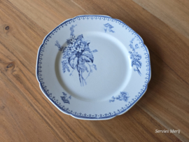 Meibloem Petrus Regout ontbijtbord 19,5 cm (hoekig model)