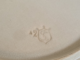 Verkocht = Societe Ceramique Wandbord 37,5 cm