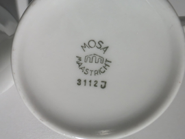 Mosa Maastricht set 2x los kopje met bloemen