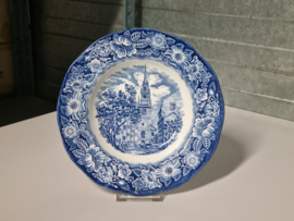 Engels blauw Liberty Blue diep pasta curry bord 22 cm