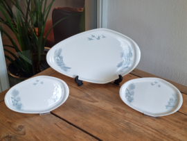 Societe Ceramique Waterland set 3x serveerschaal