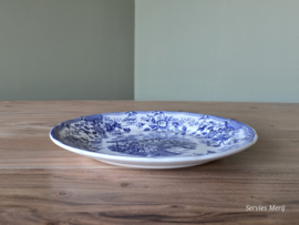 Engels blauw Ironstone Tableware serveerbord 28 cm