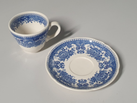 Villeroy en Boch Burgenland blauw Koffie Kop en schotel