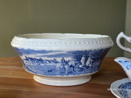 Boerenhoeve blauw Societe Ceramique Eetservies 8 personen