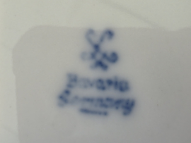 Zwiebelmuster Bavaria hoge schaal 23 cm (vierkant)