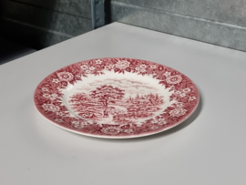 Engels rood Alfred Meakin Homeland Ontbijtbordje 20 cm