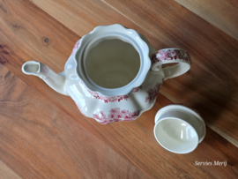 Copeland Spode's Pink Rhine koffiepot theepot 1,2 liter