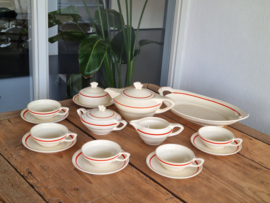 Societe Ceramique Theeservies Art Deco 5-pers.