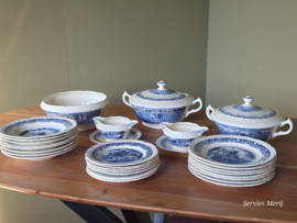 Boerenhoeve blauw Societe Ceramique Eetservies 8 personen