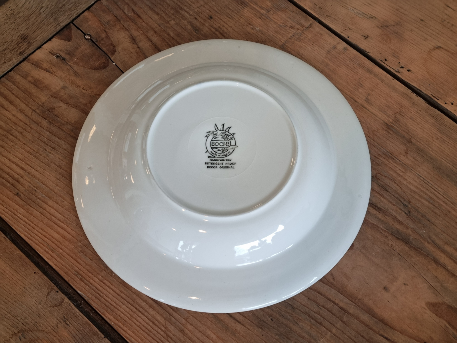 Boerenbont Boch diep pasta curry bord 24,5 cm (zwarte stempel)