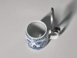 Zwiebelmuster Bier Kroes met deksel