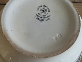 Landschap Zwart Société Céramique Kan nr. 2 (chipje onderrand)