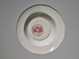 Engels rood River Scene Canterbury diep pasta curry bord 22,5 cm