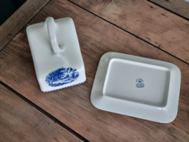 Landschap Blauw Societe Ceramique blauw Kaasstolp