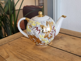 Lomonosov Theeservies Golden Daisy geel goud 6 personen
