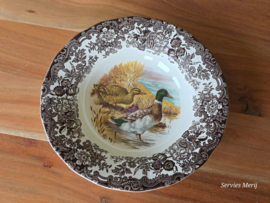Engels Palissy Game Series diep bord 22,5 cm (afb. eend)