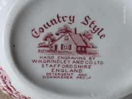 Engels rood Grindley Country Style theepot