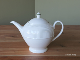Wedgwood Windsor Theepot 1 liter (dekselknop groen randje)