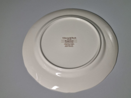 Villeroy en Boch Burgenland rood Pannenkoekenbord Gebaksbord 31 cm