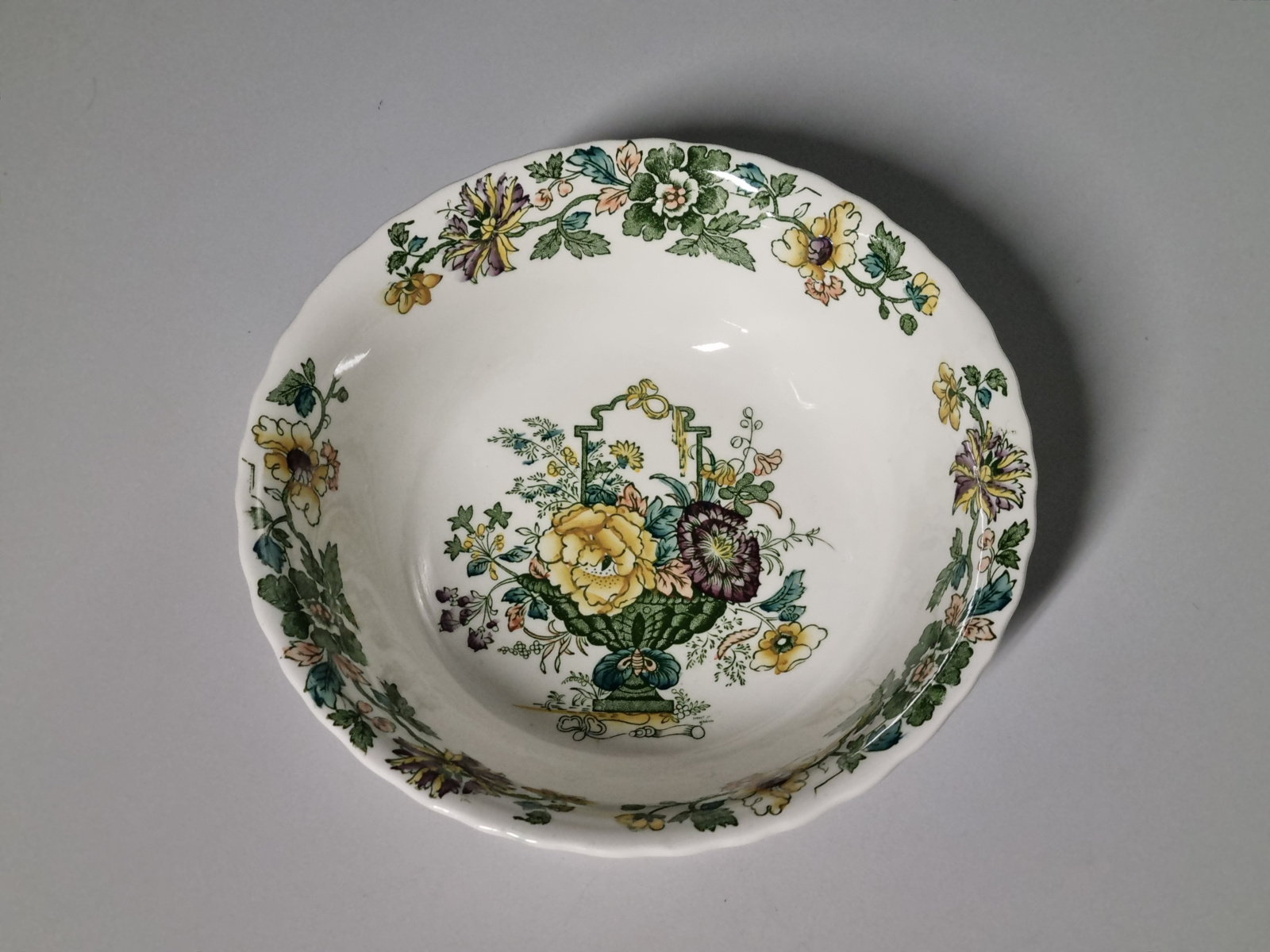 Engels Mason's Strathmore hoge ronde schaal 23 cm