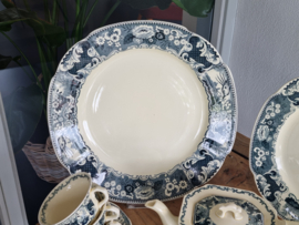 Victoria groen Societe Ceramique Theeservies 12-pers. (creme)