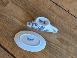 Blue Danube mini sauciere op onderschotel