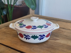 Boerenbont Societe Ceramique 483a unieke Dekschaal Terrine
