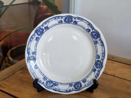 Engels blauw Ethelwyn Bishop & Stonier rond serveerbord middel 28,5 cm