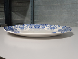 Boch BFK decor Dordrecht blauw serveerbord rond 39 cm