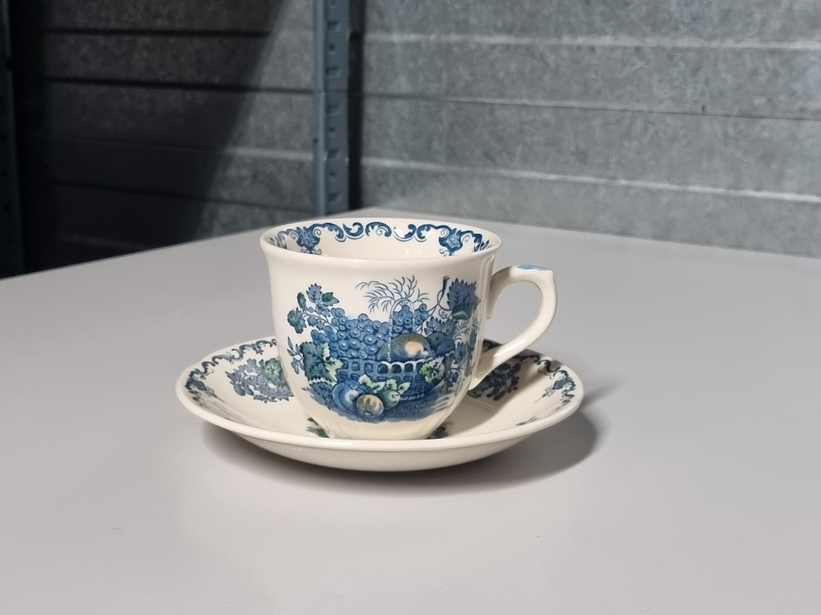 Engels Mason's Fruit Basket koffie kop en schotel